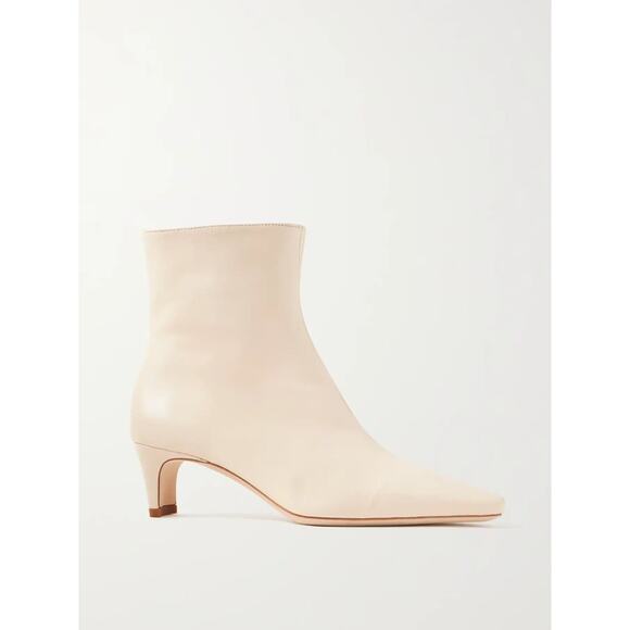 STAUD Wally Leather Ankle Boots - 9.5 - Picture 1 of 4